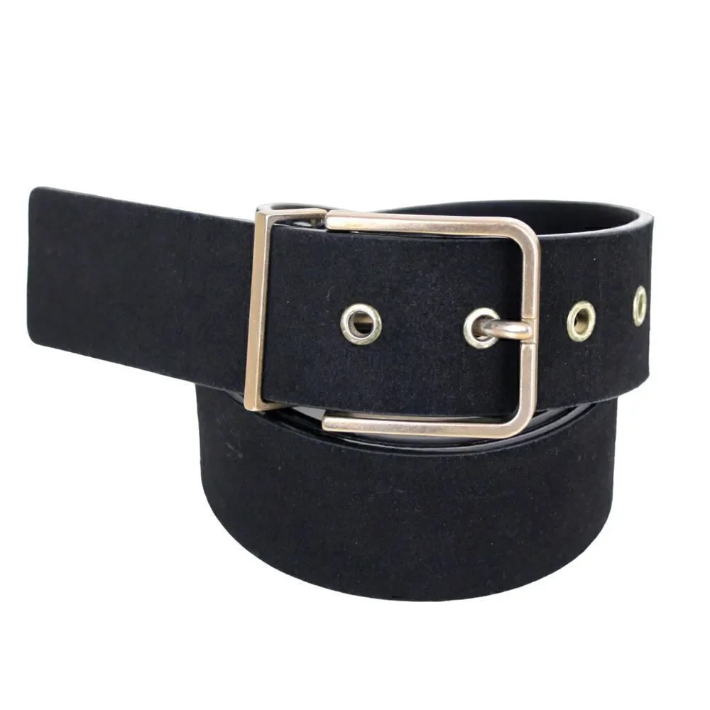 AllSaints BLACK GENUINE LEATHER SUEDE 1.5